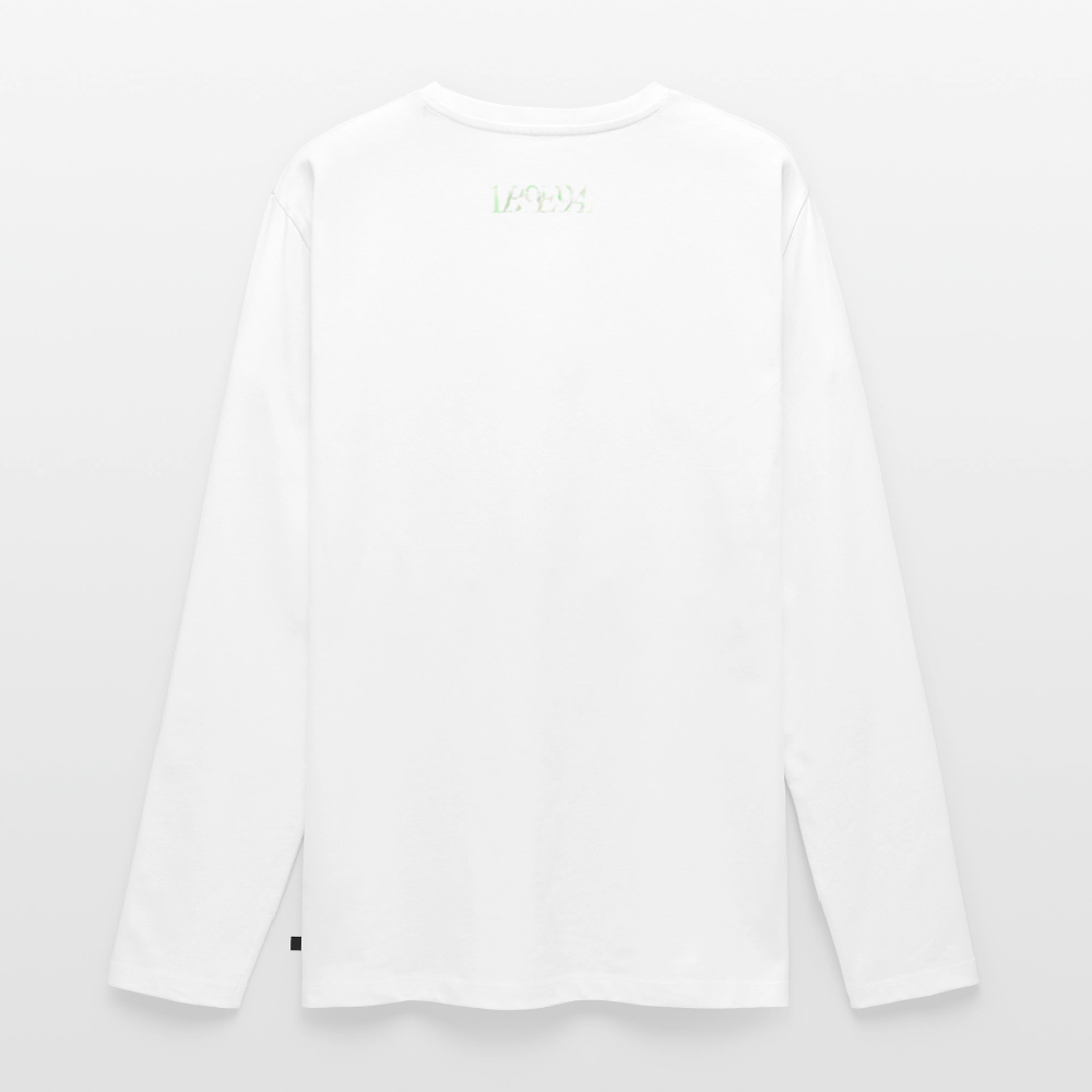 Men's Premium Organic Long Sleeve Shirt - white