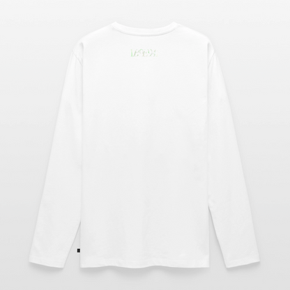 Men's Premium Organic Long Sleeve Shirt - white