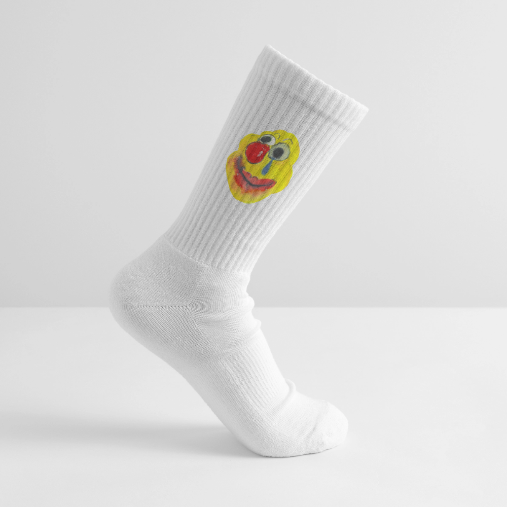 Midnight Snack Clown: Tennis Sox - white