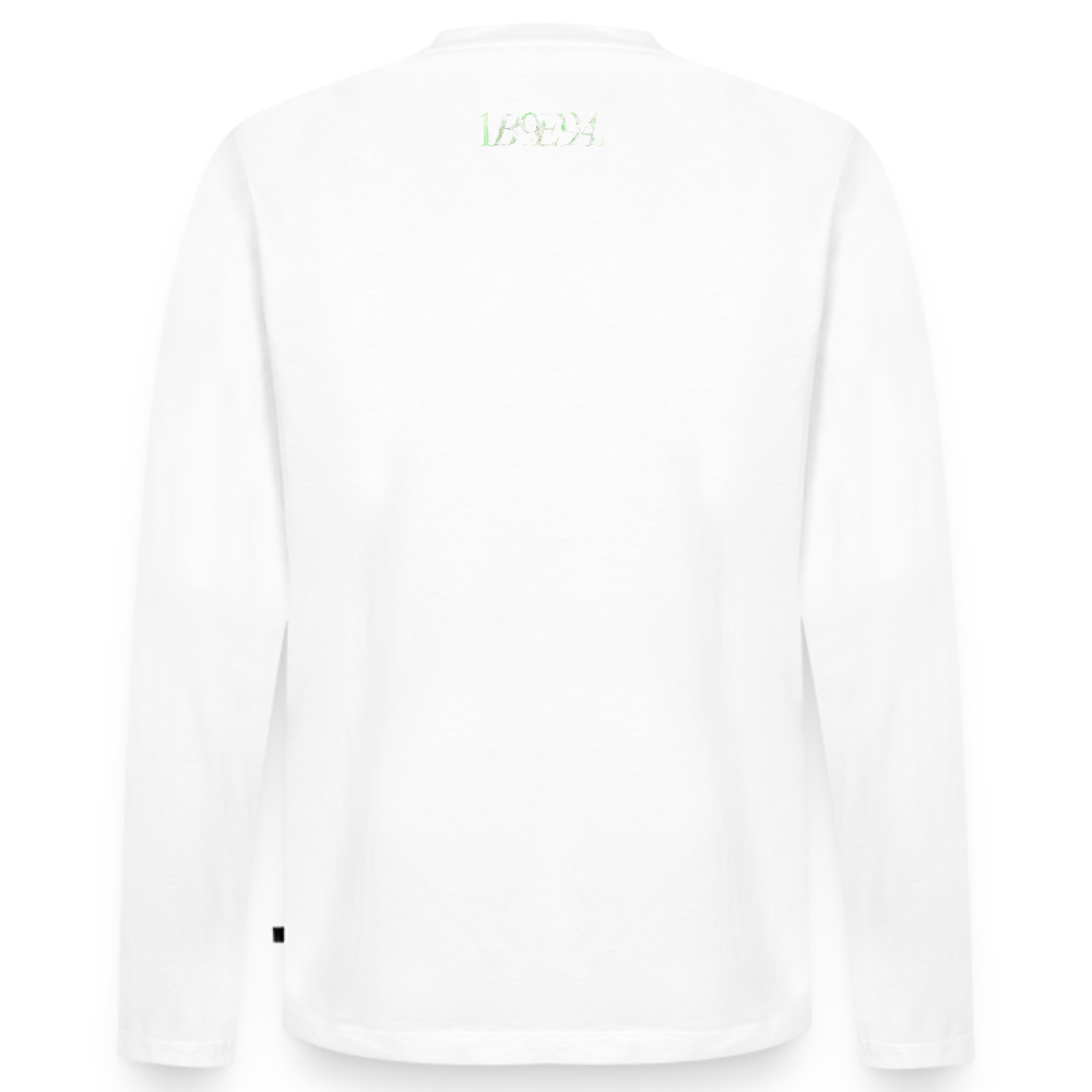Men's Premium Organic Long Sleeve Shirt - white