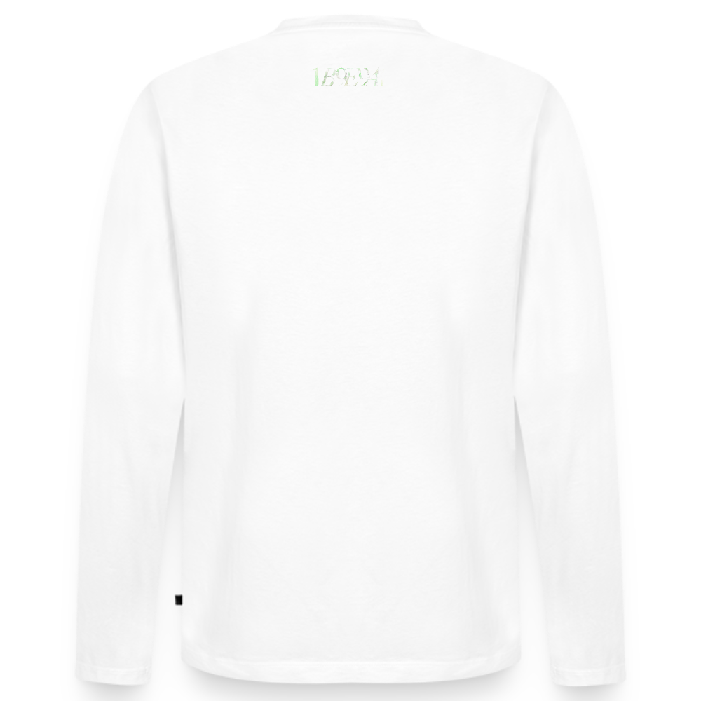 Men's Premium Organic Long Sleeve Shirt - white
