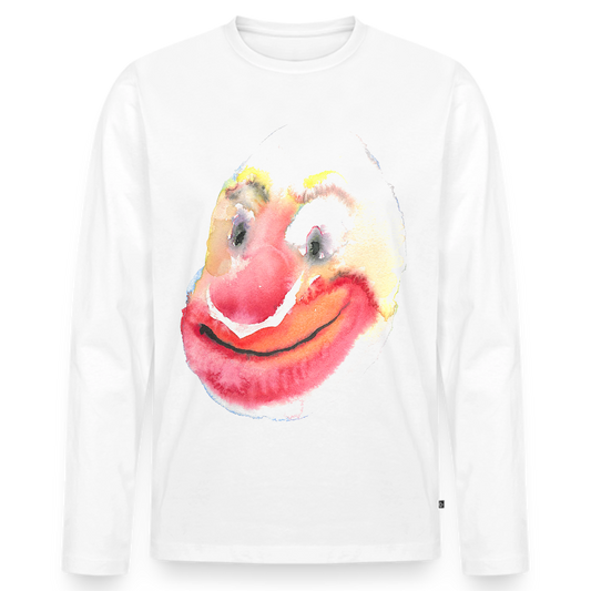 Men's Premium Organic Long Sleeve Shirt - white