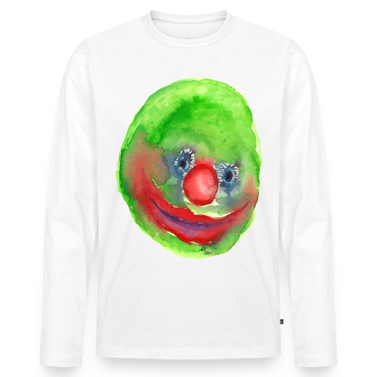 Men's Premium Organic Long Sleeve Shirt - white