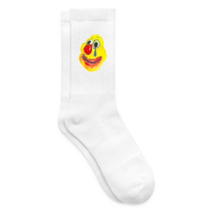 Midnight Snack Clown: Tennis Sox - white