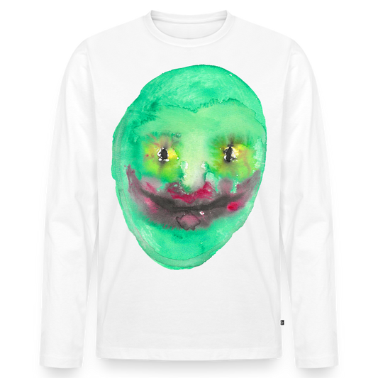Men's Premium Organic Long Sleeve Shirt - white