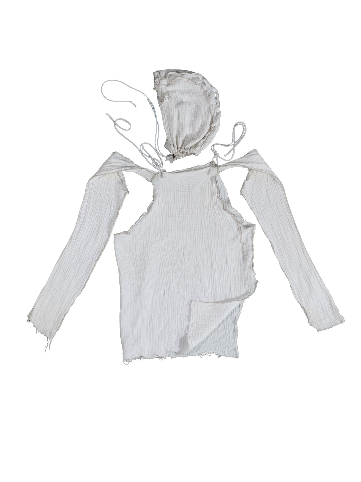 The Dove's Broken Tail: Long Sleeve Hooded T