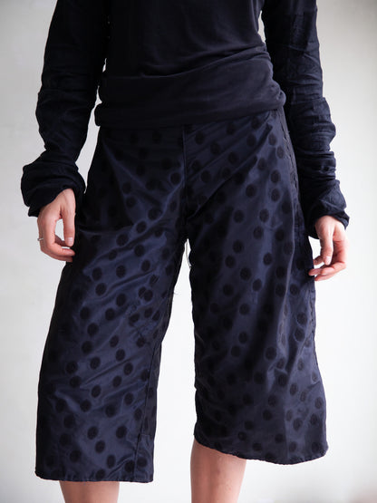 The Used Match Stick: Three-Quarters Dotted Pant